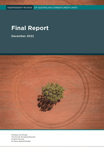 Independent Review of Australian Carbon Credit Units: Final Report 
